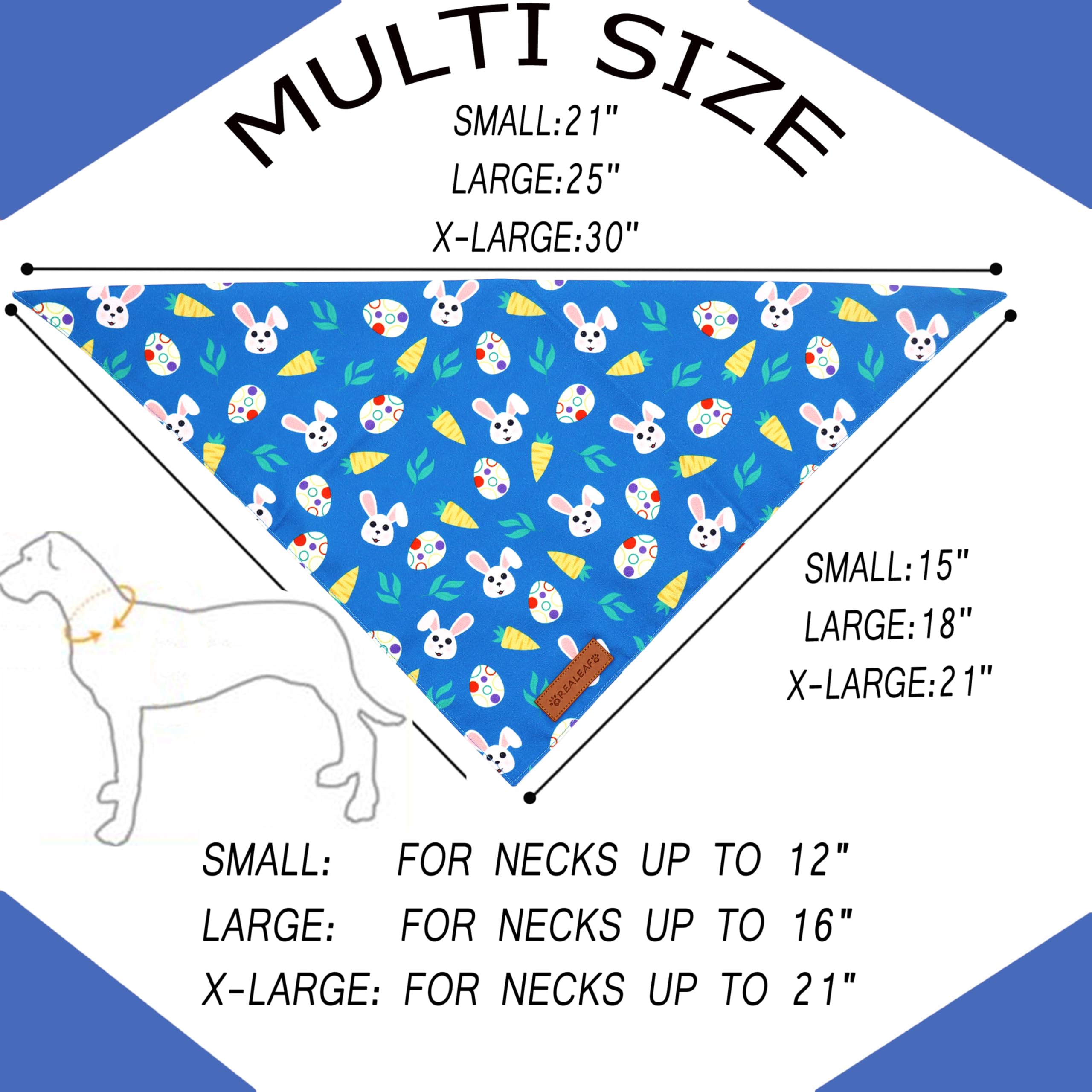 Realeaf Fall Halloween Dog Bandanas 2 Pack