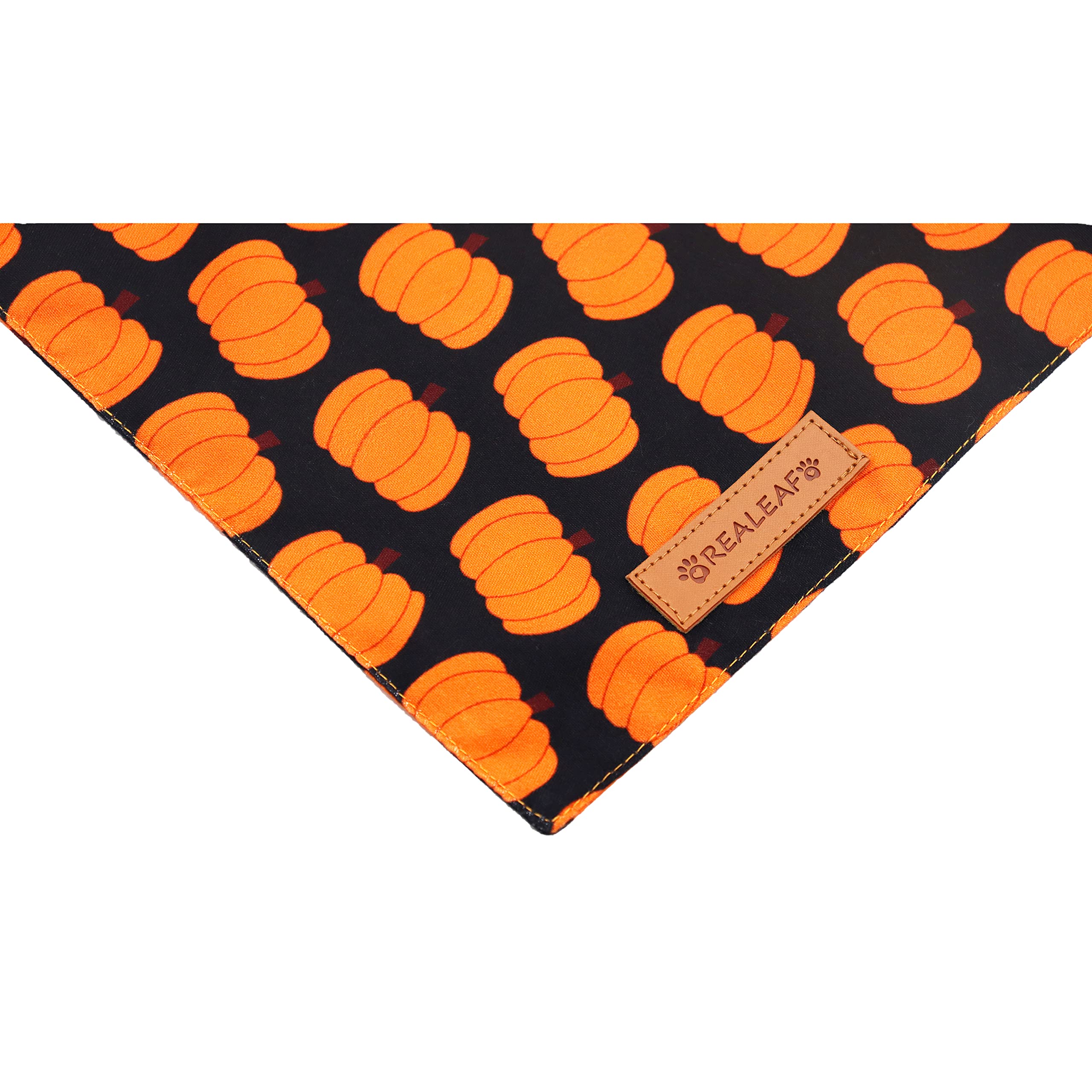 Realeaf Fall Halloween Dog Bandanas 2 Pack