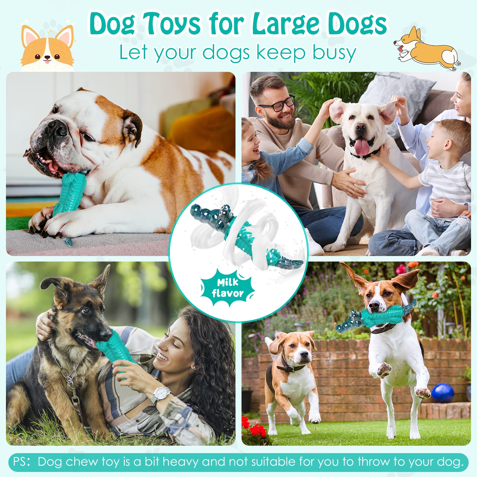 Dog Toys for Aggresive Chewers - Tough