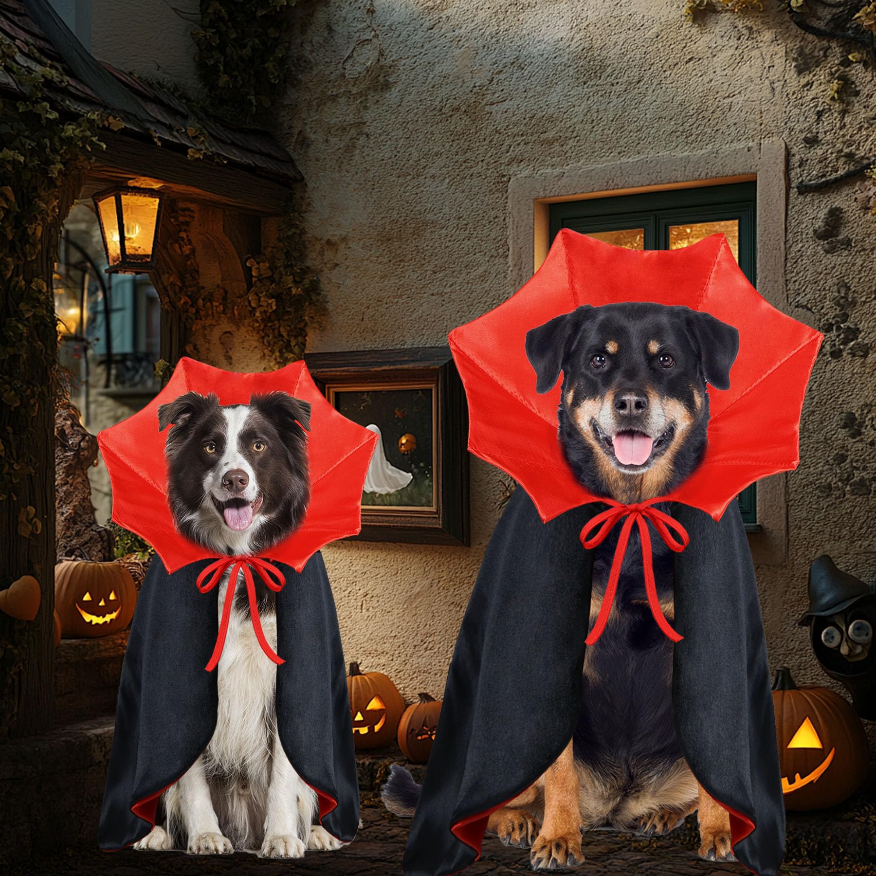 PAYHTOW Dog Halloween Costume Dog Vampire Costume