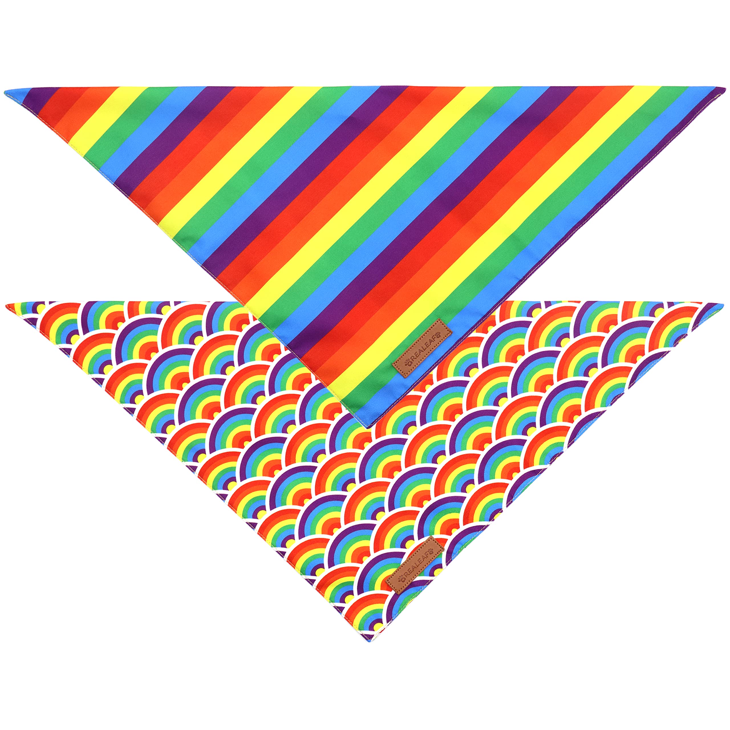 Realeaf Halloween Dog Bandanas 2 Pack