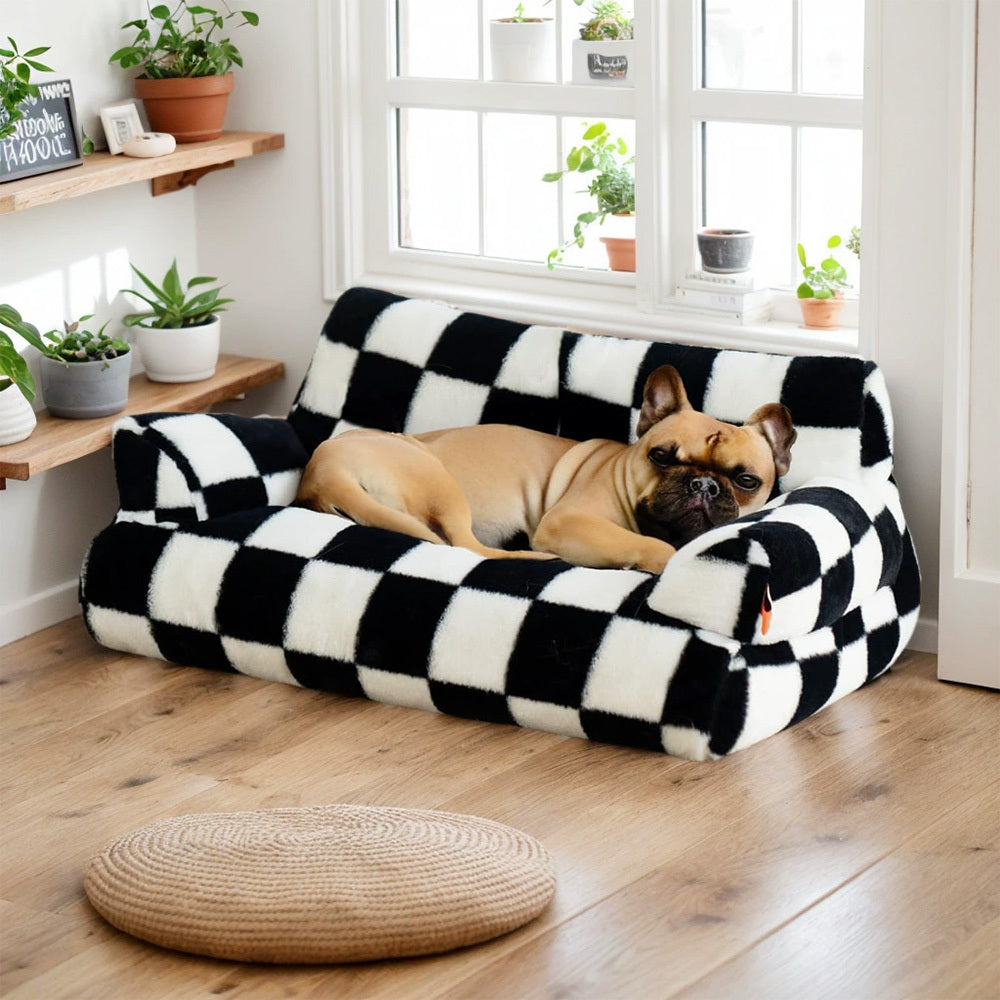 Plush Washable Pet Bed