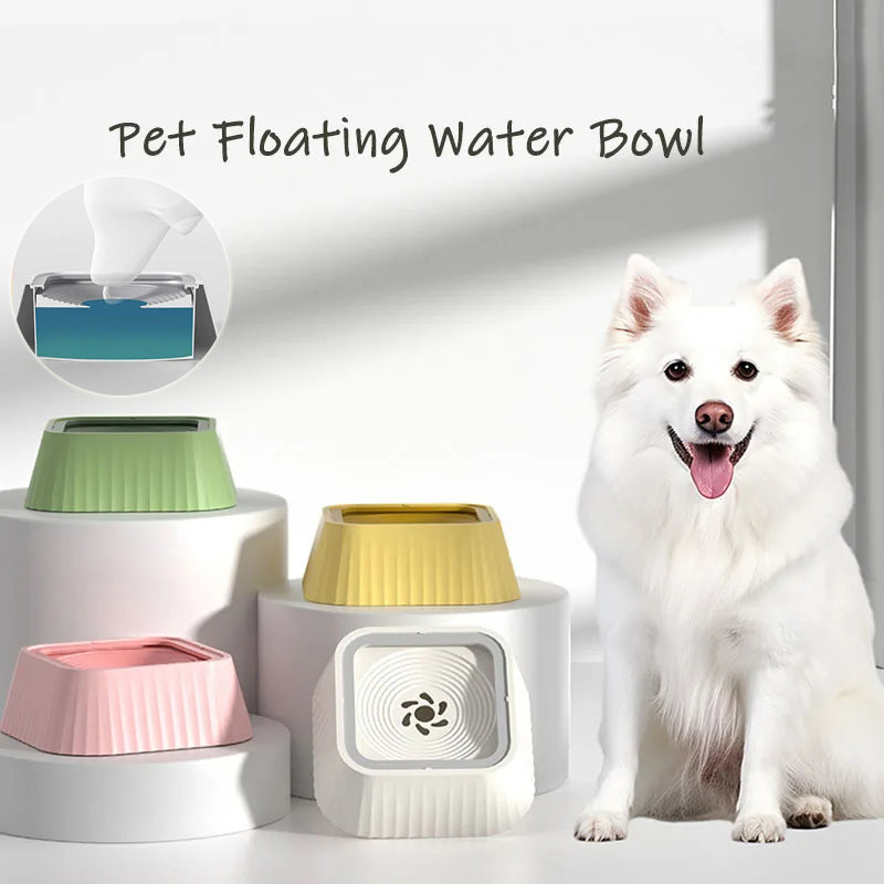 Floating Water Bowl/ No Splash Dog Bowl (Color Options)
