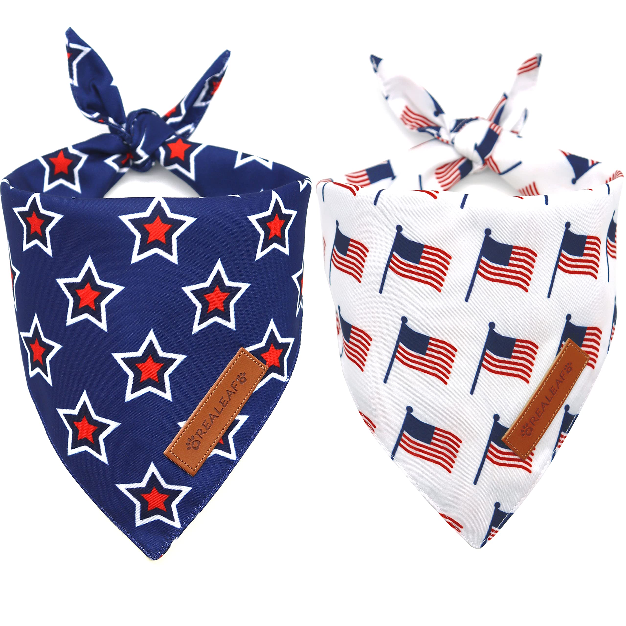 Realeaf Halloween Dog Bandanas 2 Pack