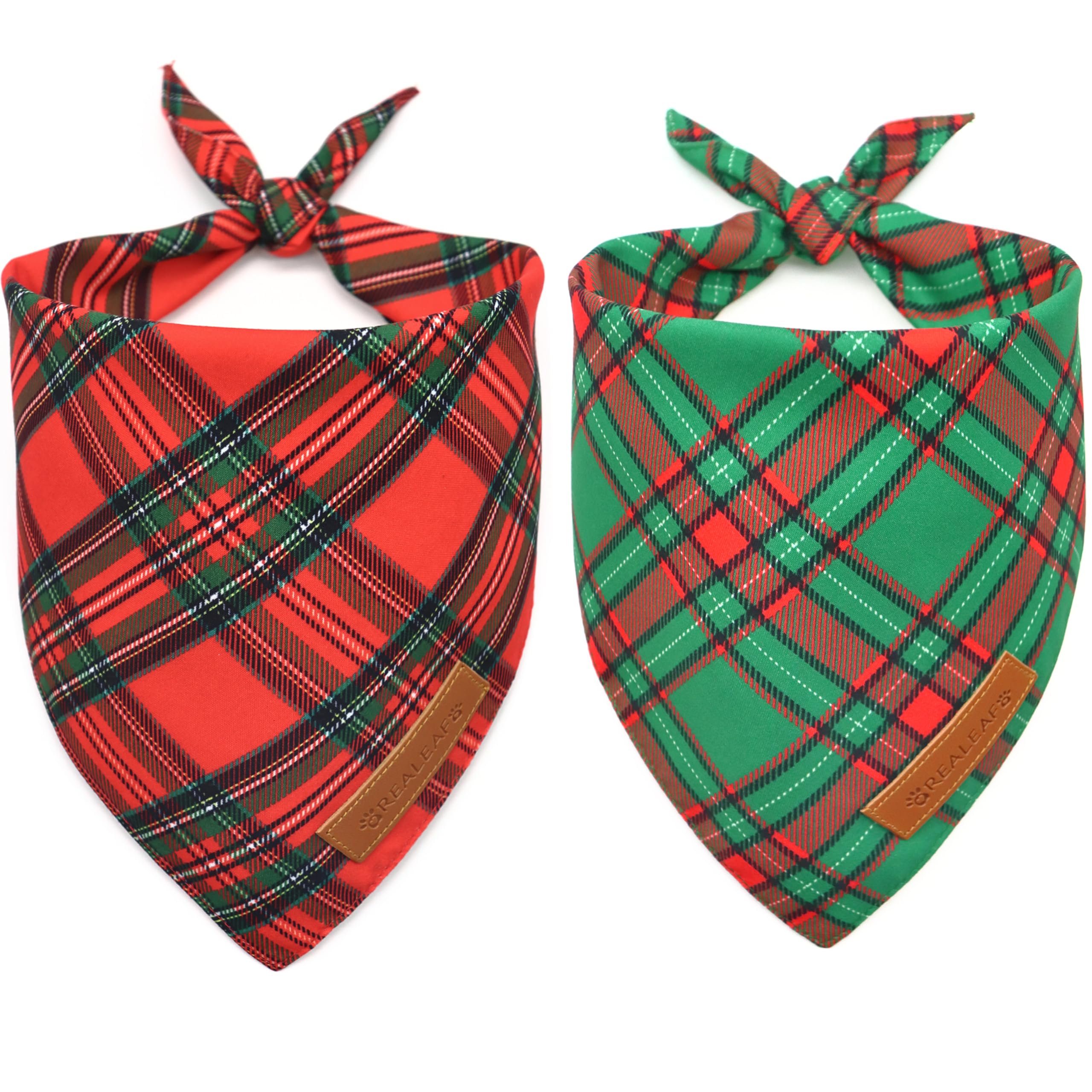 Realeaf Halloween Dog Bandanas 2 Pack