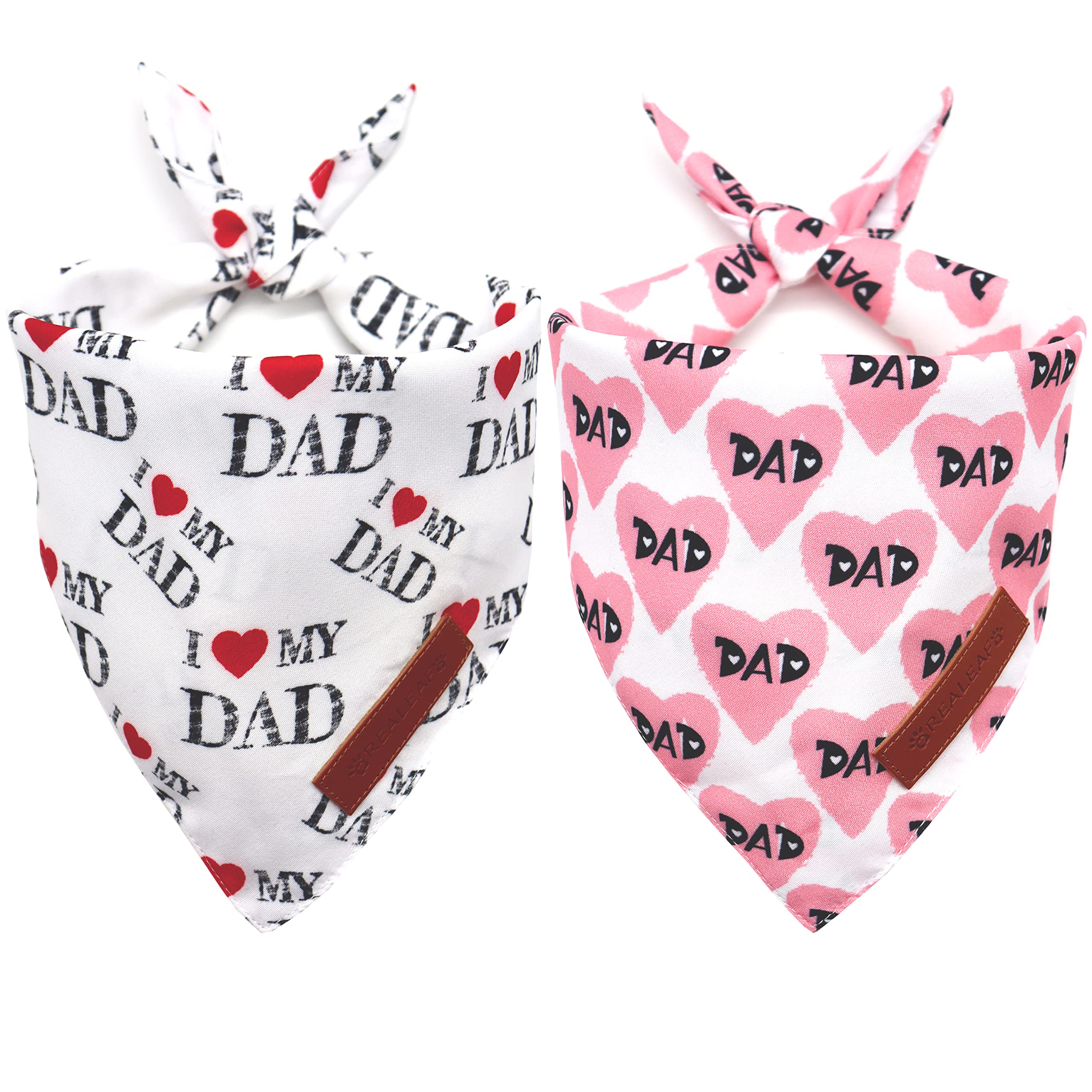Realeaf Fall Halloween Dog Bandanas 2 Pack