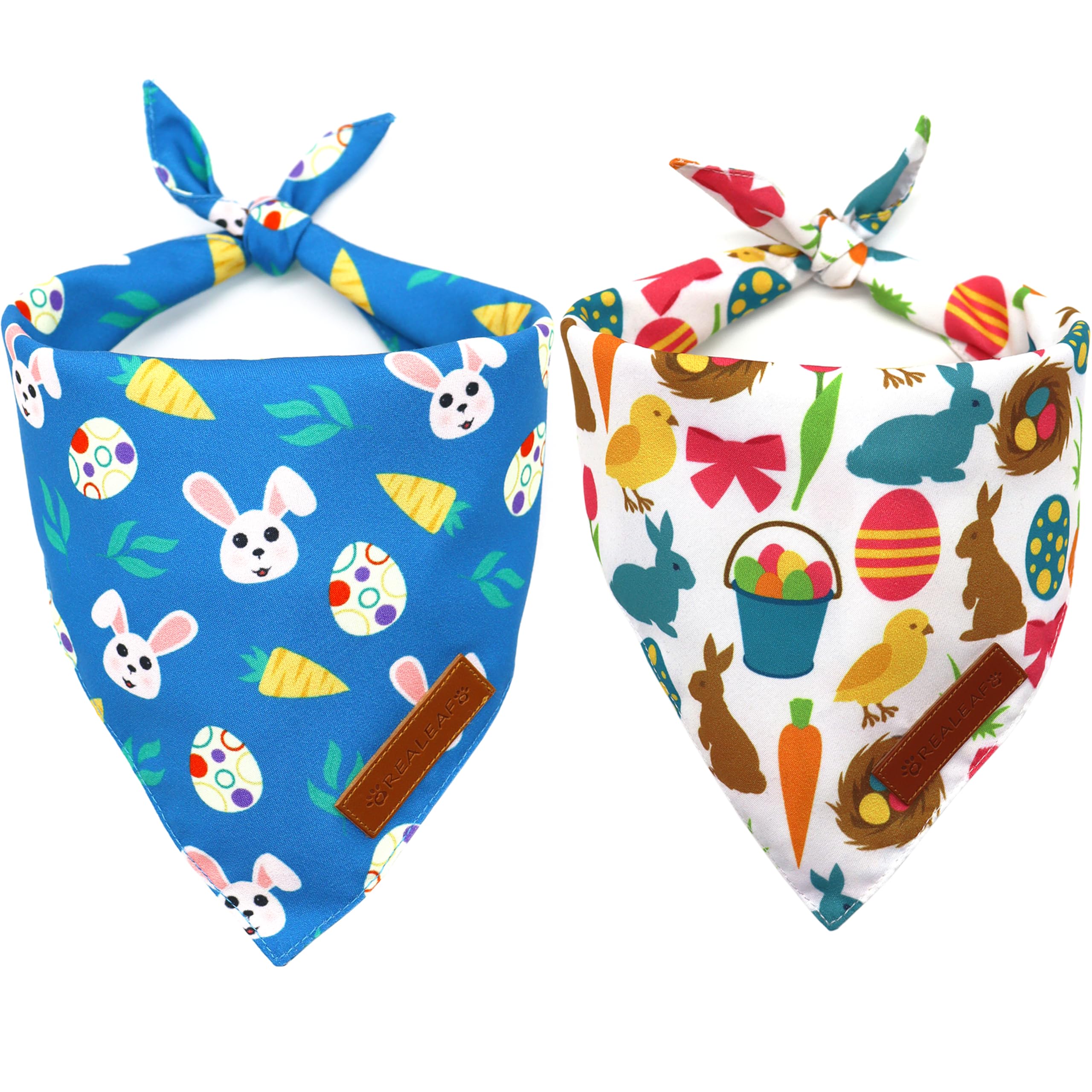 Realeaf Fall Halloween Dog Bandanas 2 Pack
