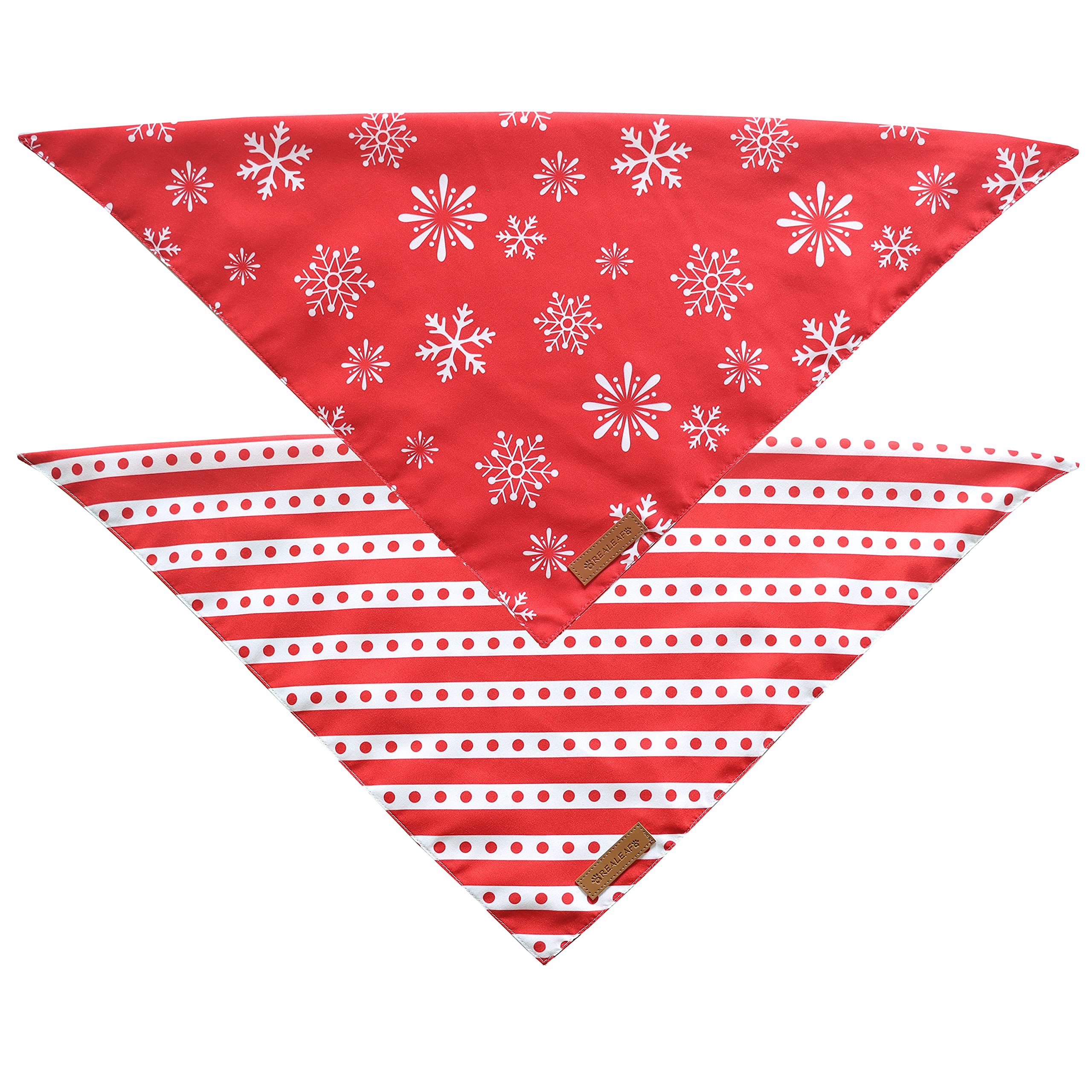Realeaf Halloween Dog Bandanas 2 Pack