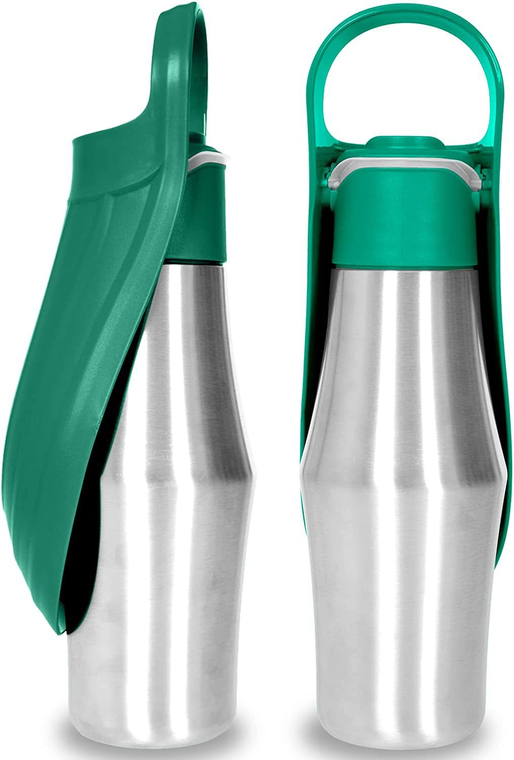 New Soft Silicone Leaf Design Portable Dog Water Bottle