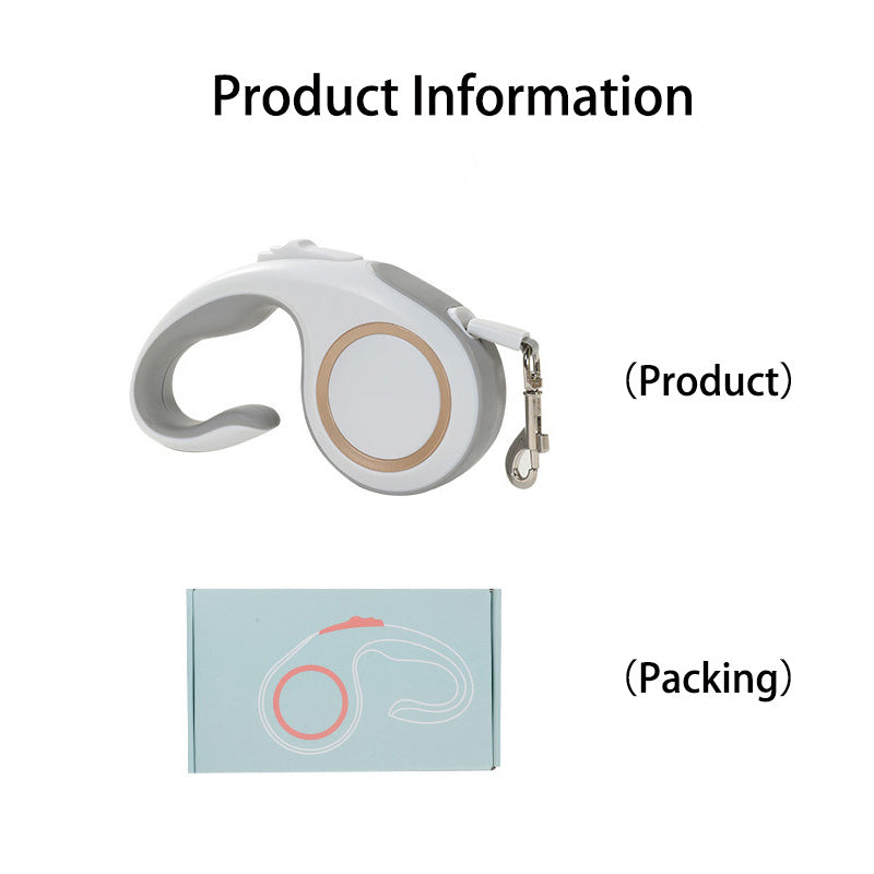Automatic Retractable 5M Dog Leash for Small and Medium Pets