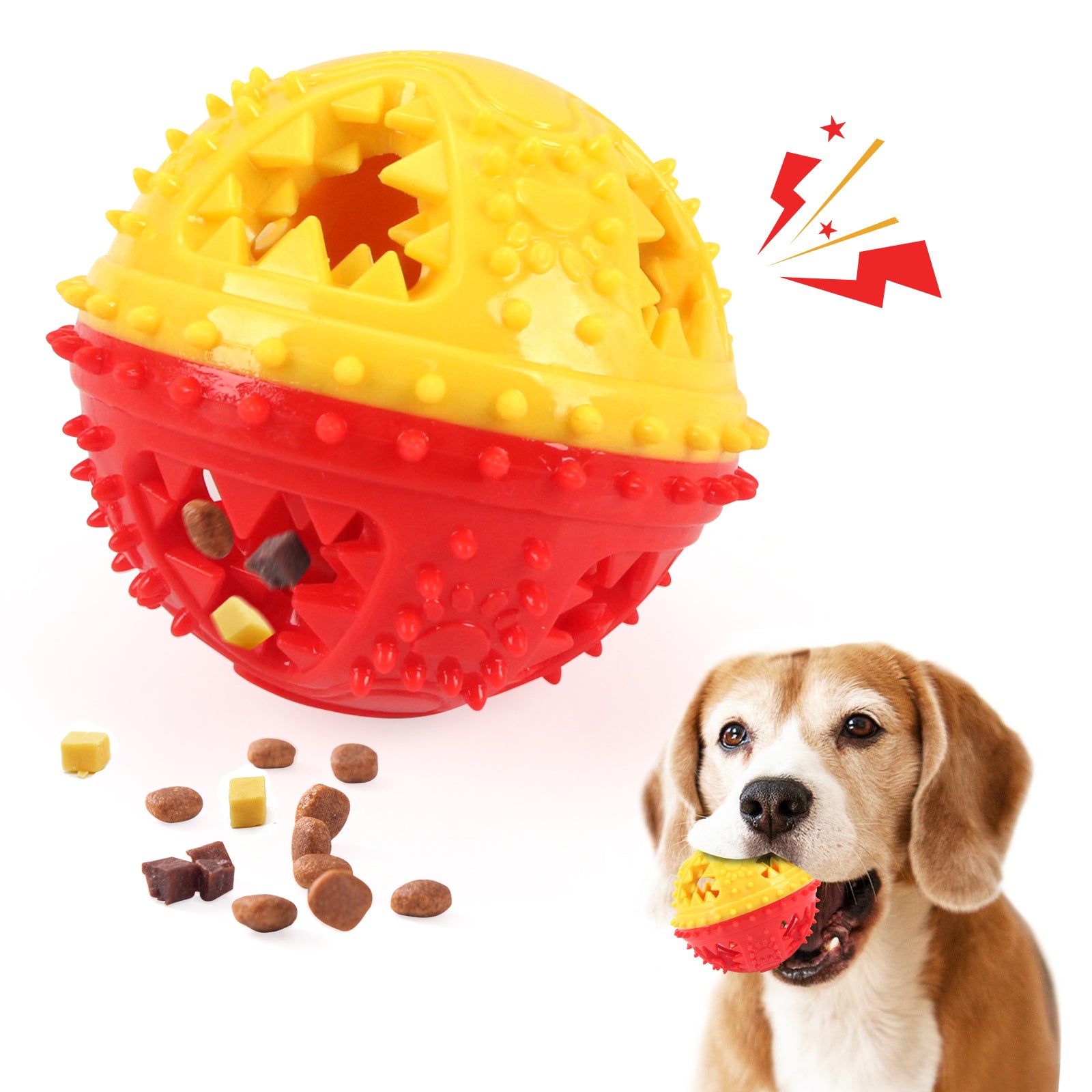 Dog Chew Toys Grinding Teeth Sound Ball