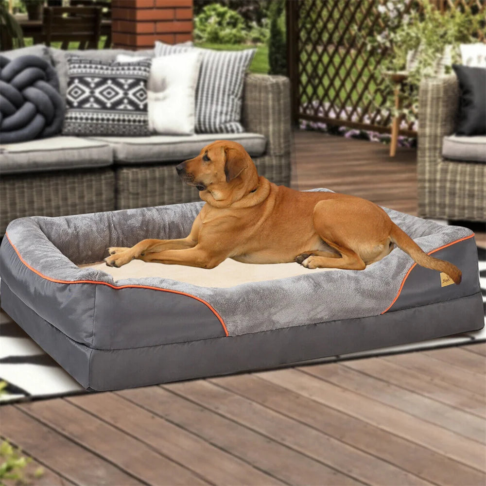 Waterproof Elevated Cushion Warm Puppy Bolster Couch