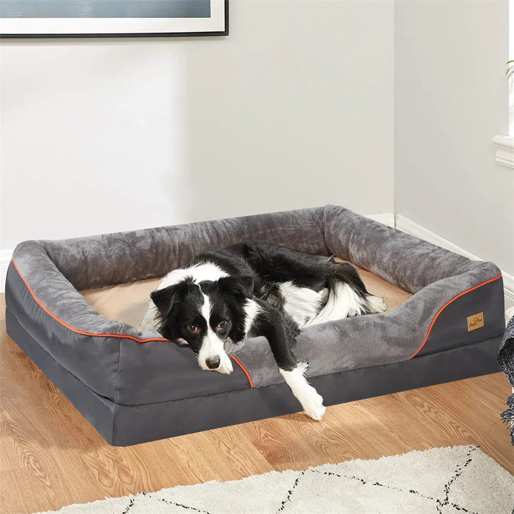 Waterproof Elevated Cushion Warm Puppy Bolster Couch