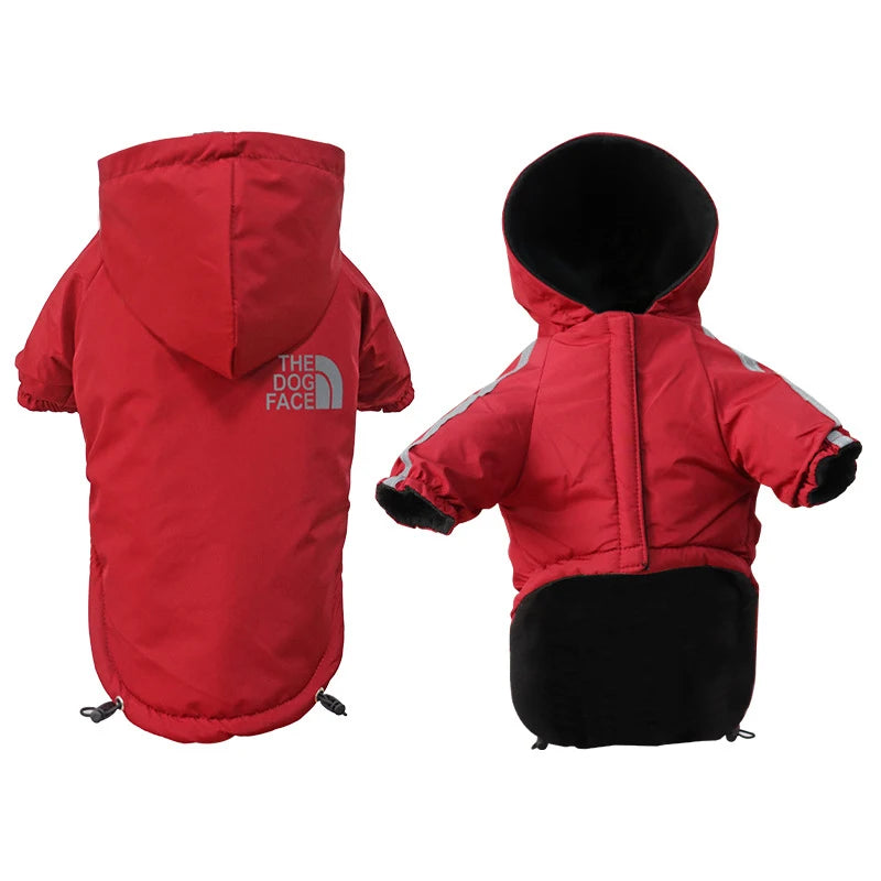 Waterproof Reflective Coat for Dogs/ Winter Warm Fleece Jacket (Color and Size Options)
