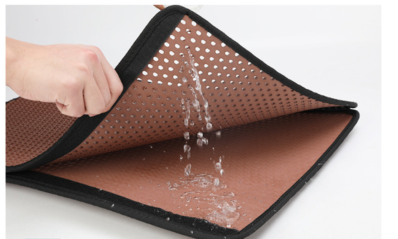 Litter Pan Mat/ EVA Double Cat Litter Mat (Color/ Size Options)