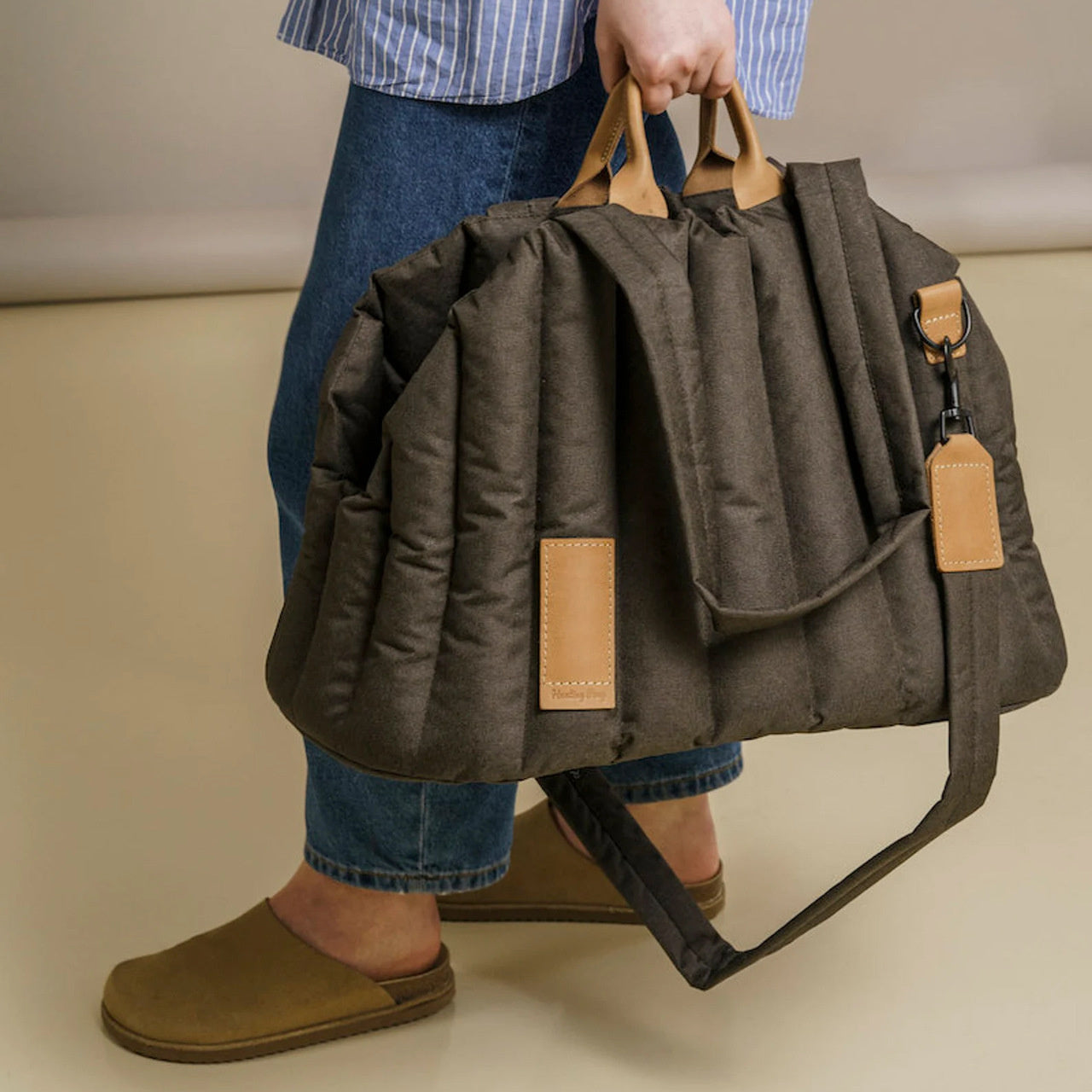Luxury Dog Carrier with Thicken Removable Fleece Lining Winter Warm