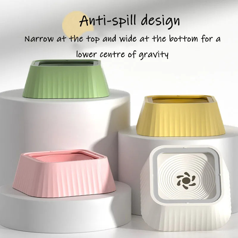 Floating Water Bowl/ No Splash Dog Bowl (Color Options)