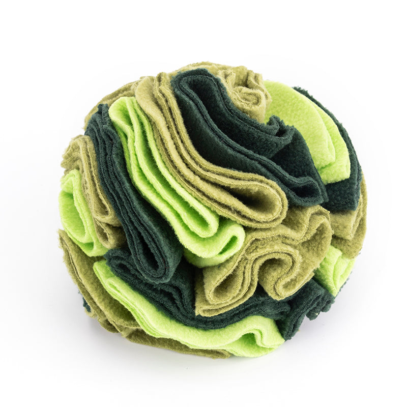 Snuffle Ball Interactive Dog Toys/ Brain Mental Stimulating Puzzle Toys for Dogs Enrichment/ Machine Washable (Color Options)