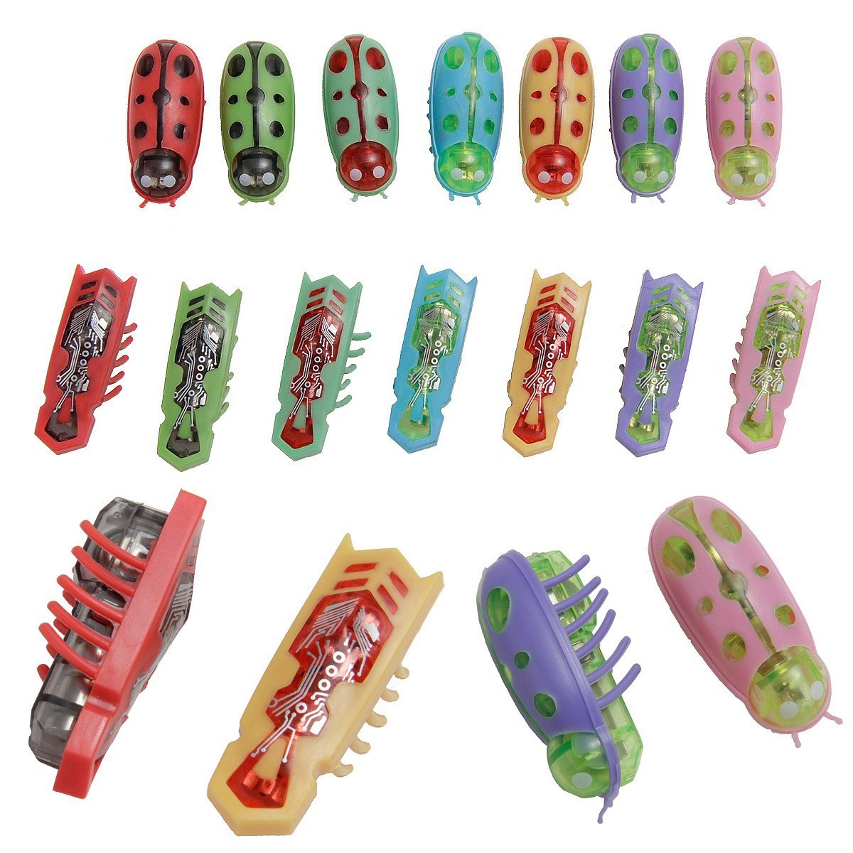 Electric Toothbrush Worm Miniature Nano Jumping Toy