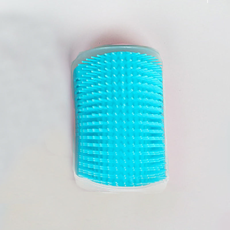 Cat Self Groomer Arch and Wall Corner Brush for Shedding and Massage