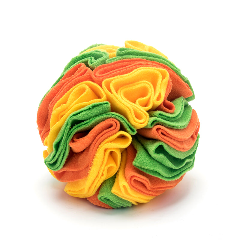 Snuffle Ball Interactive Dog Toys/ Brain Mental Stimulating Puzzle Toys for Dogs Enrichment/ Machine Washable (Color Options)