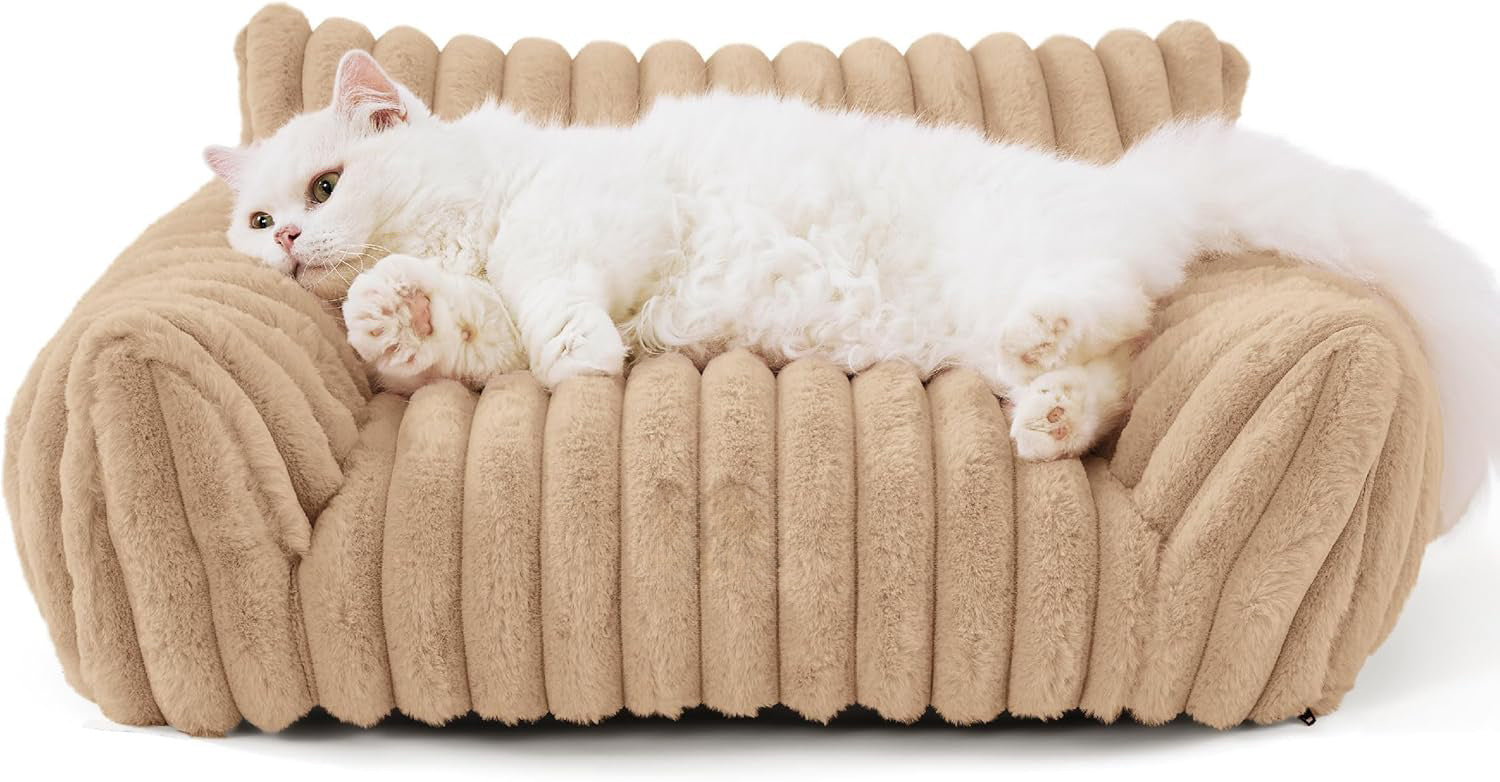 Bedsure Fluffy Pet Couch