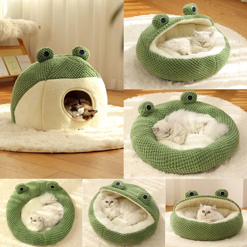 Pet Nest Little Frog Series Warm Plush Mat Pet House
