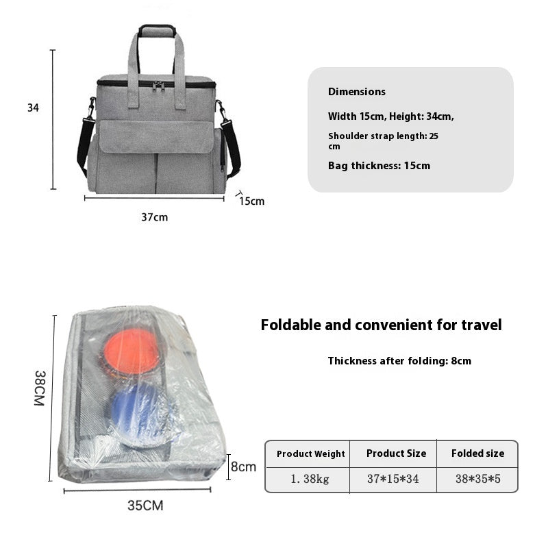 Large-Capacity Backpack for Pet Essentials