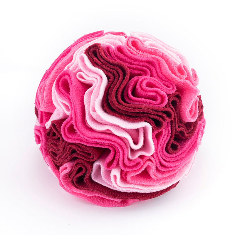 Snuffle Ball Interactive Dog Toys/ Brain Mental Stimulating Puzzle Toys for Dogs Enrichment/ Machine Washable (Color Options)