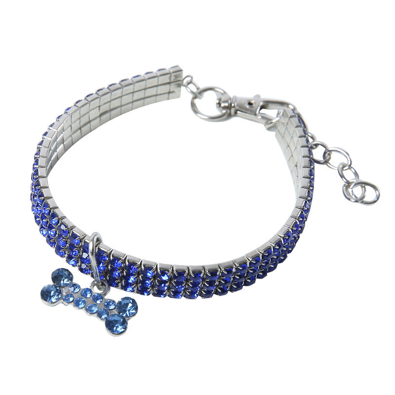 Rhinestone Pet Collar/ Crystal (Color/ Size Options)