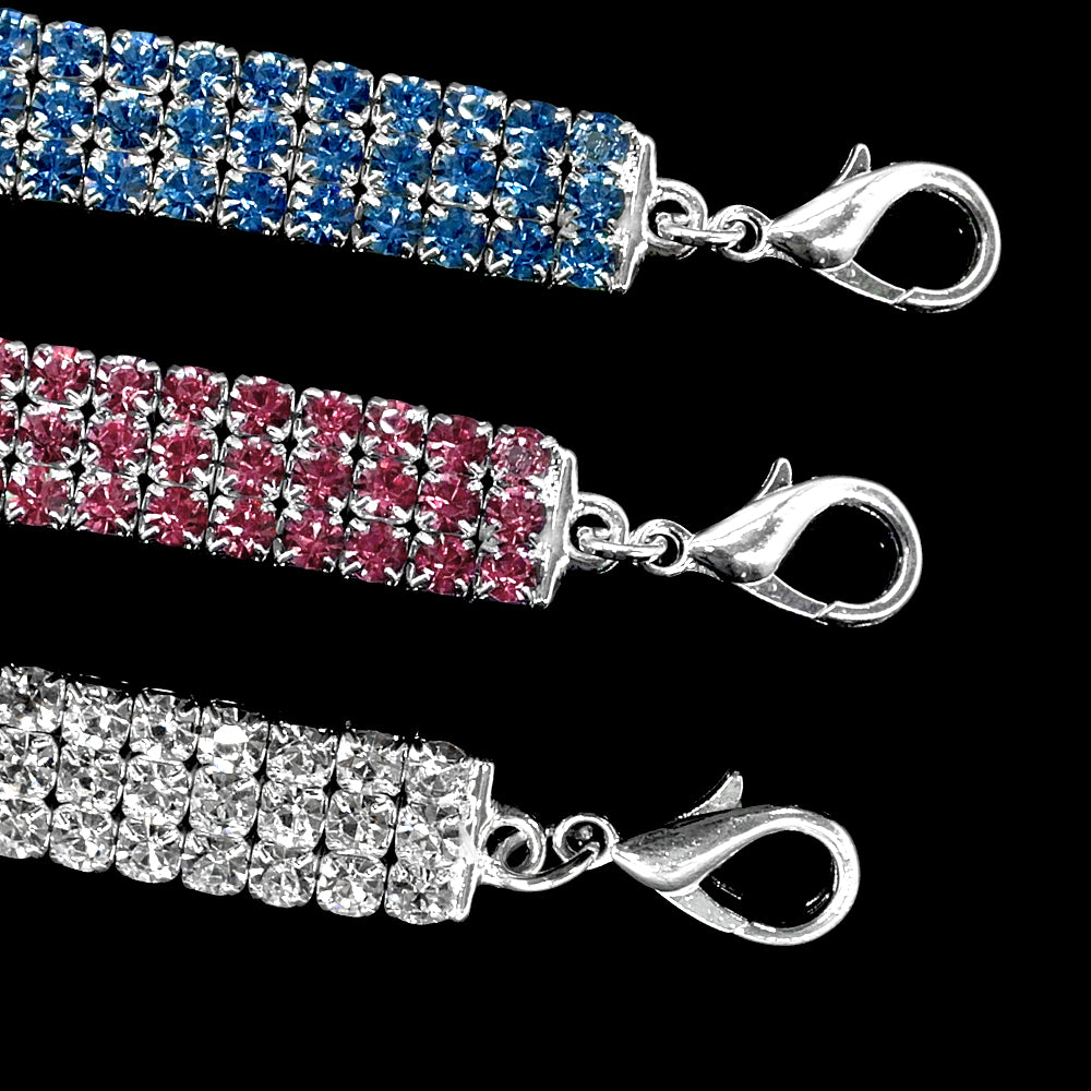 Rhinestone Pet Collar/ Crystal (Color/ Size Options)