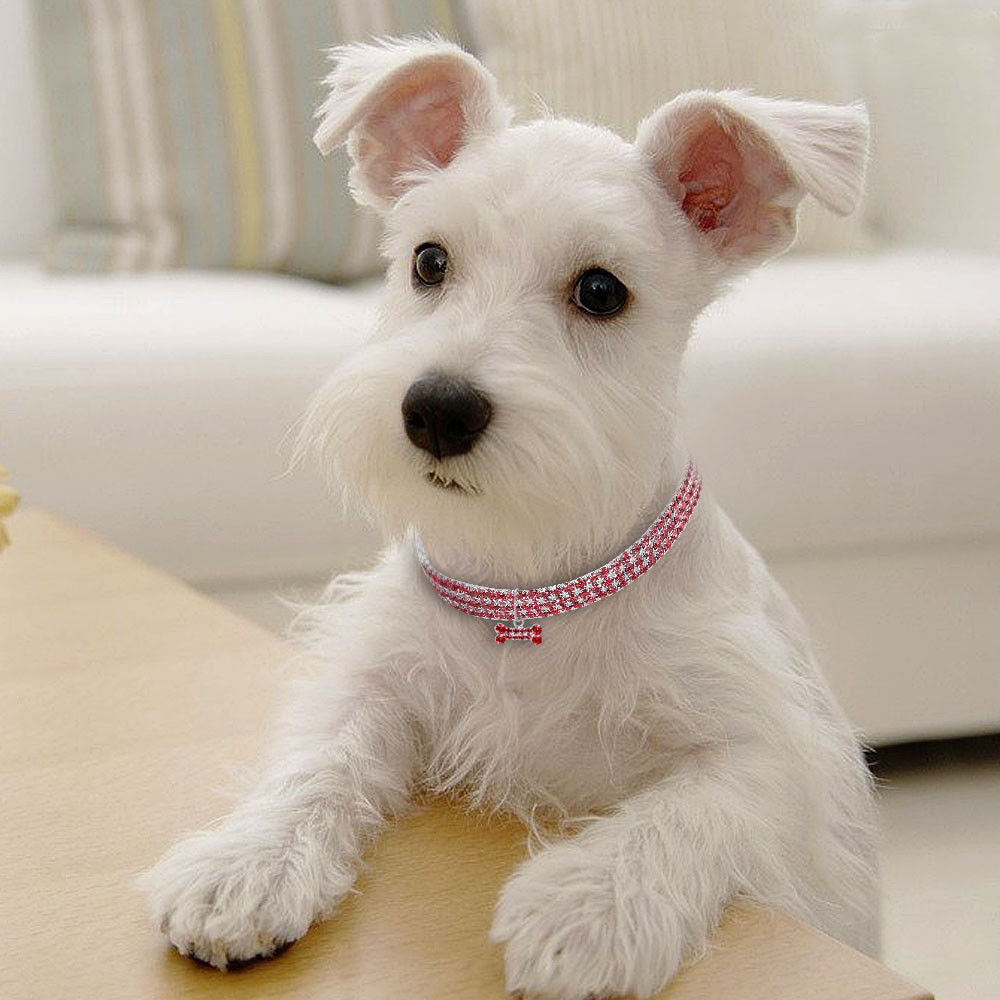 Rhinestone Pet Collar/ Crystal (Color/ Size Options)