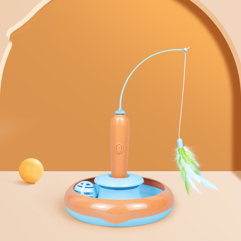 2-in-1 Interactive Cat Toy
