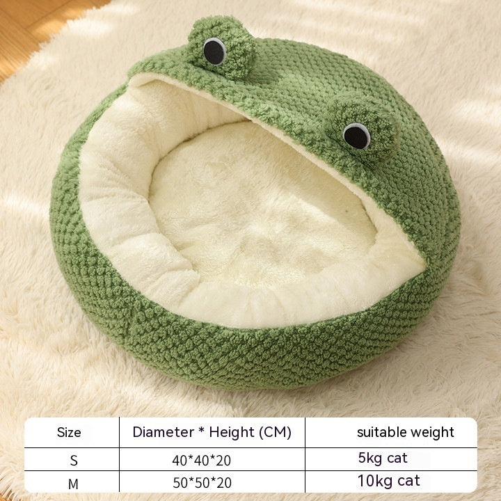 Pet Nest Little Frog Series Warm Plush Mat Pet House