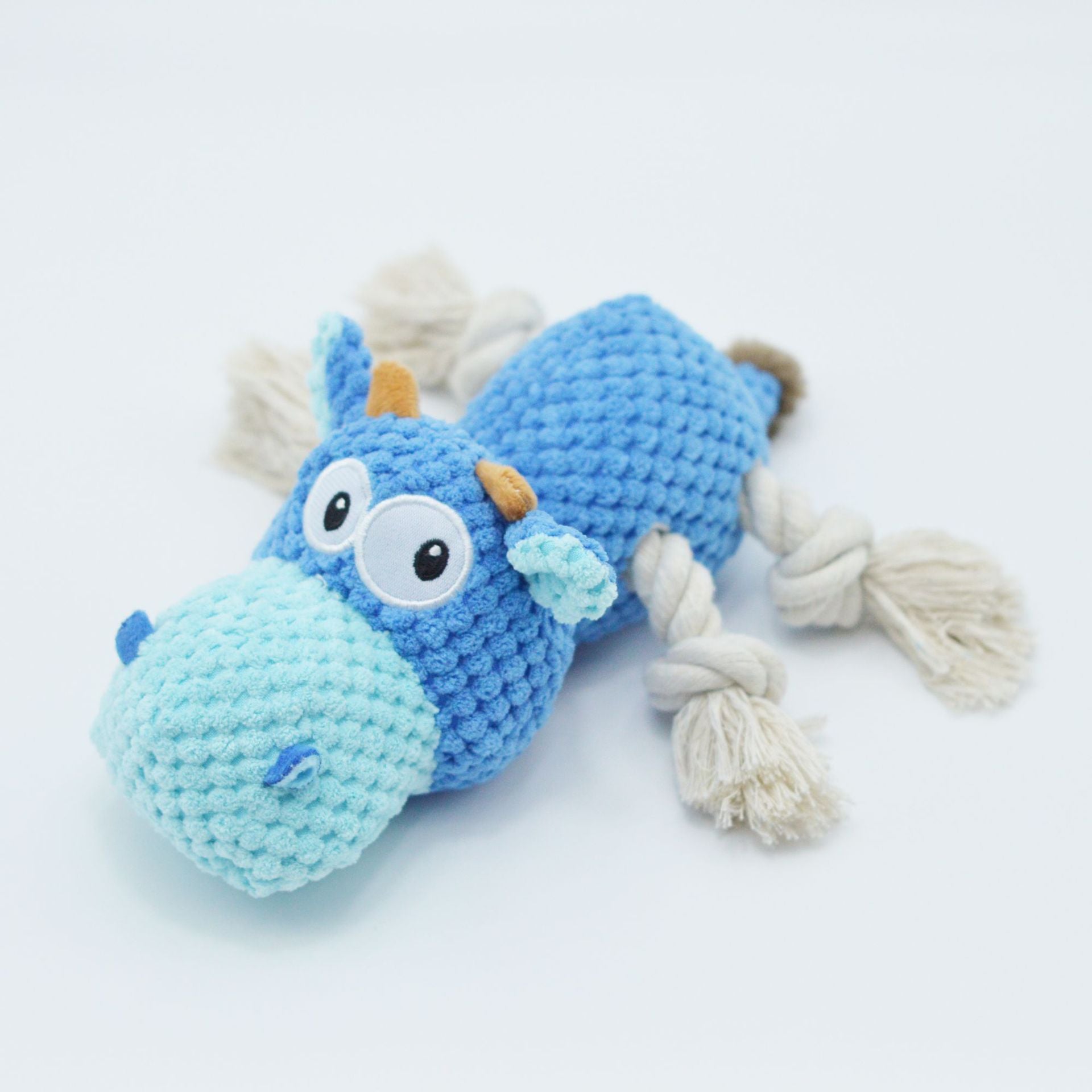Highly Durable and Affordable Squeaky Interactive Cow Toy for Chewers
