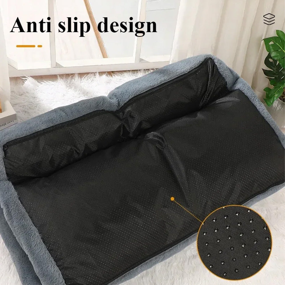 Plush Washable Pet Bed