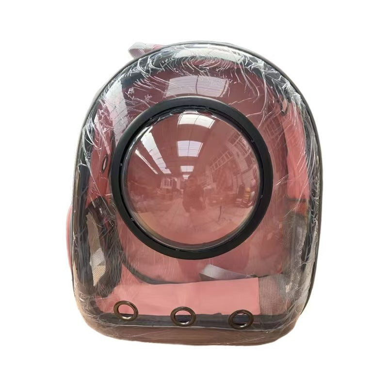 Transparent Breathable Pet Cat Backpack with Skylight