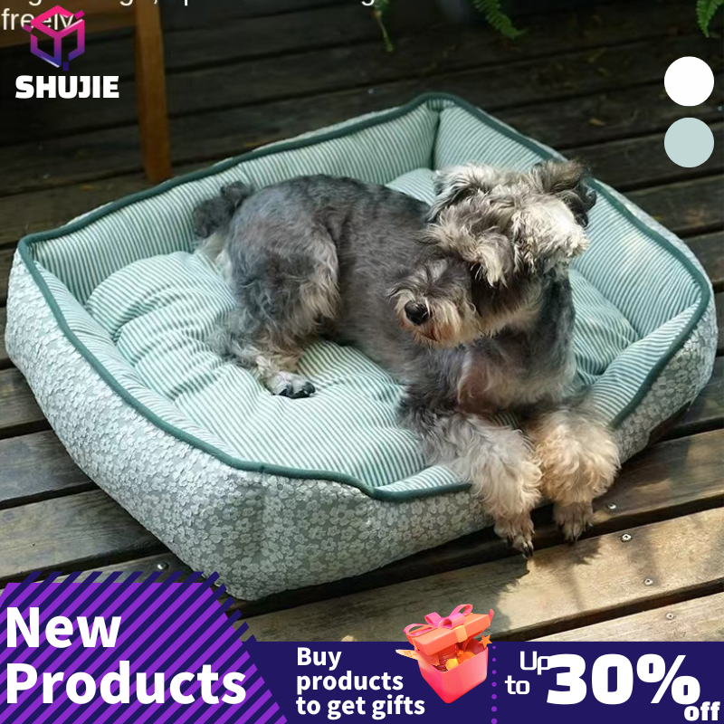 Washable Soft Rectangle Pet Bed