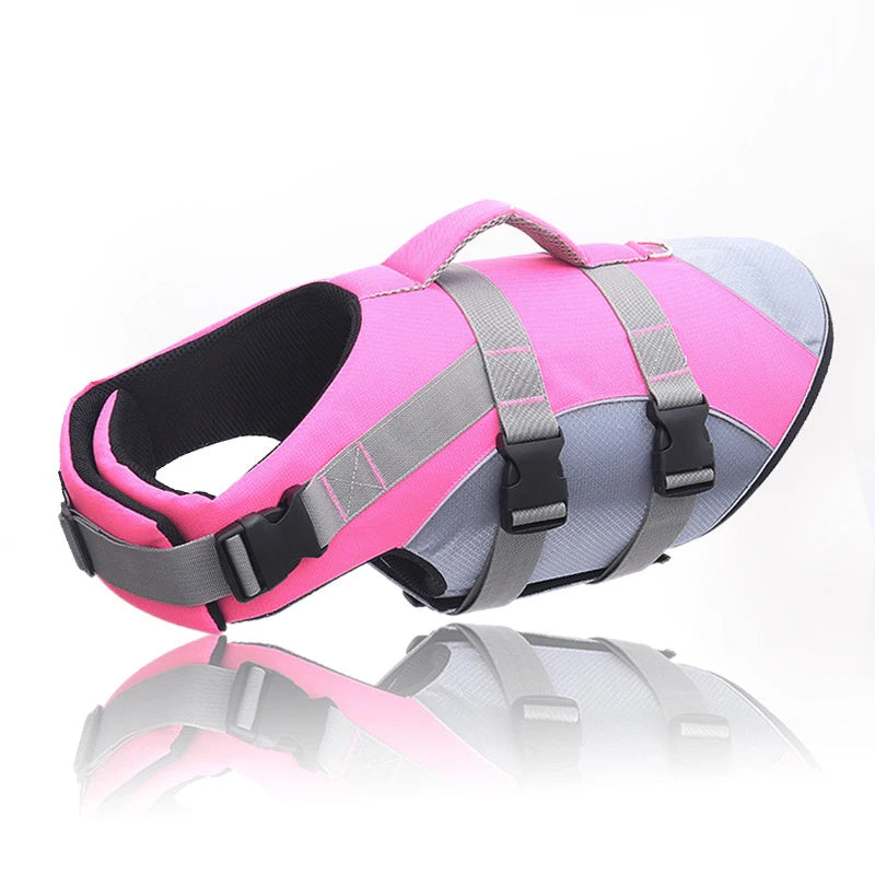 Reflective Dog Life Jacket with Handle