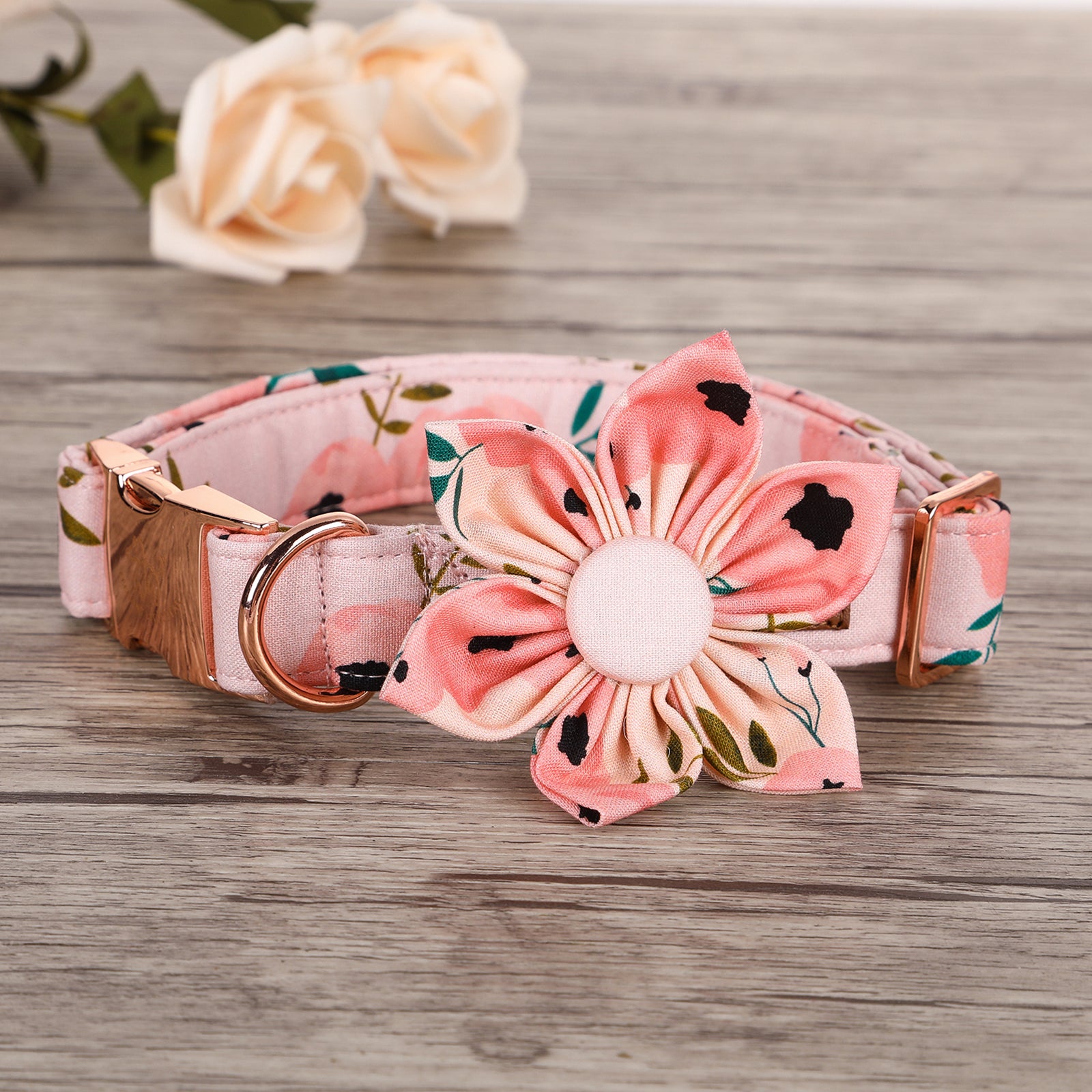 Elegant Adjustable Dog Collar with Bowtie