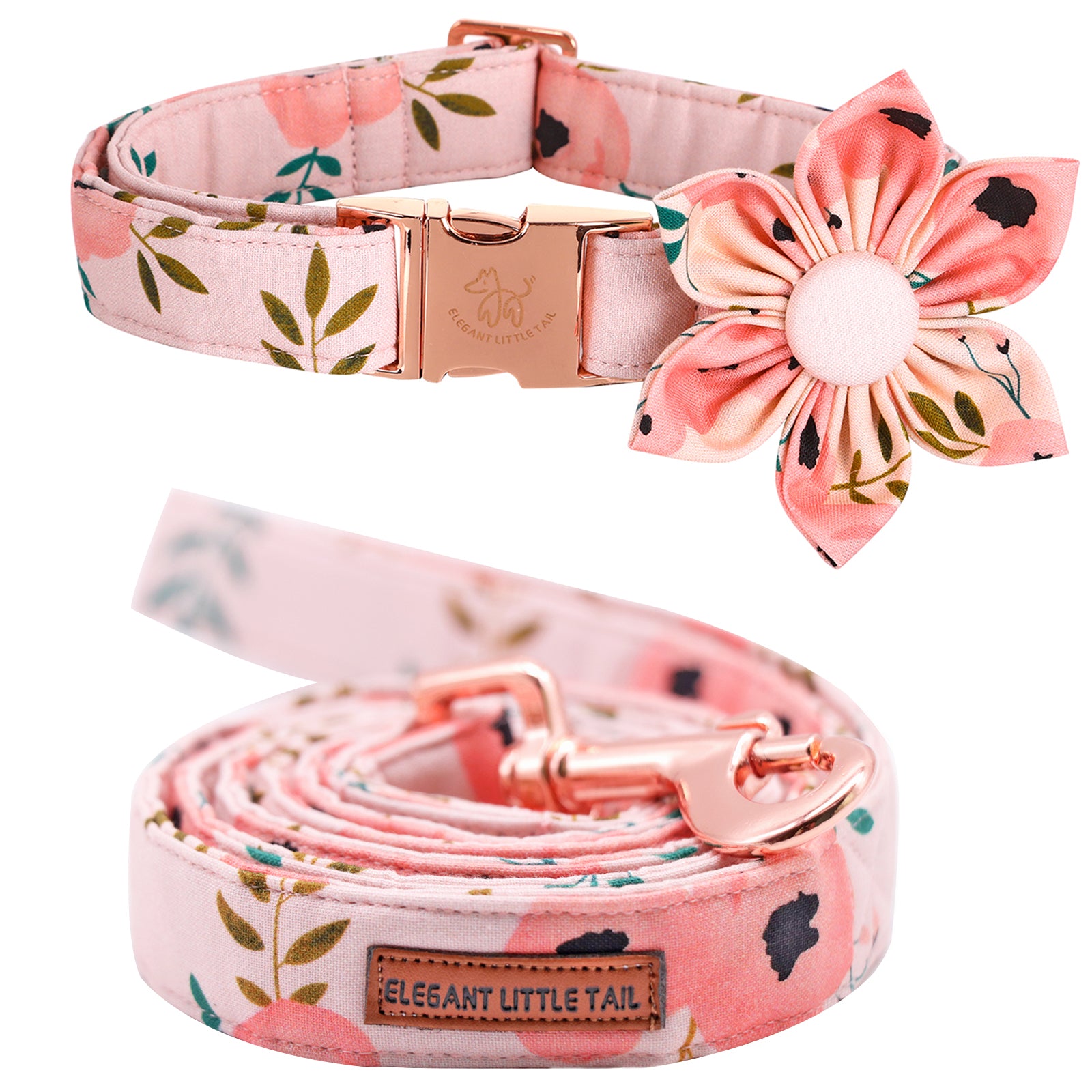Elegant Adjustable Dog Collar with Bowtie
