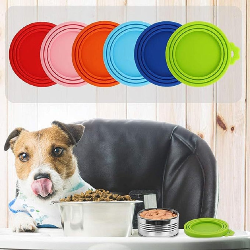 Reusable Silicone Pet Food Can Lid