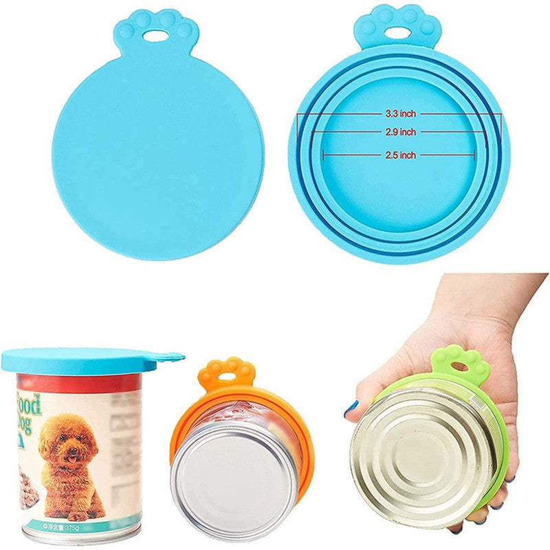Reusable Silicone Pet Food Can Lid