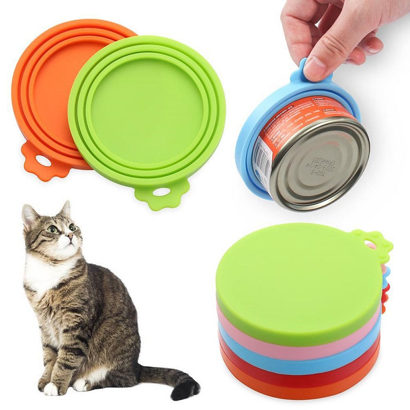 Reusable Silicone Pet Food Can Lid