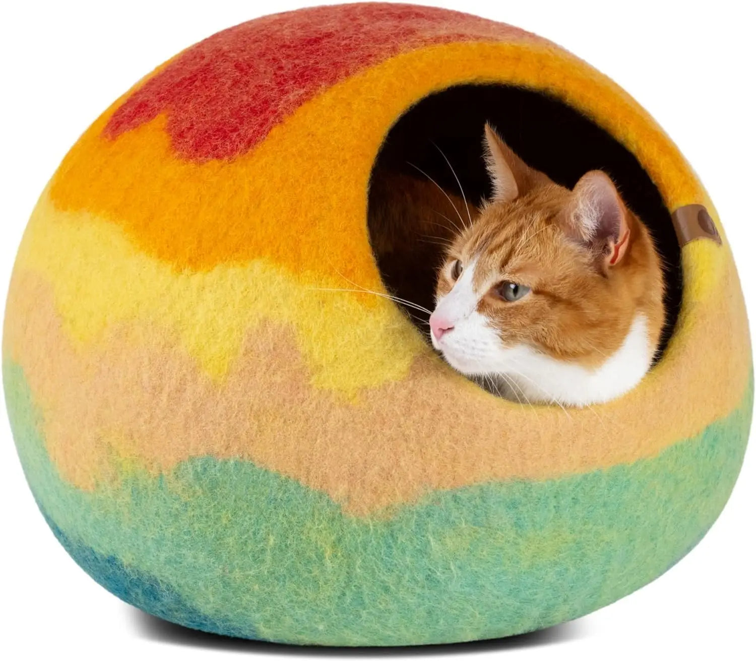 Handmade Merino Wool Cat Cave