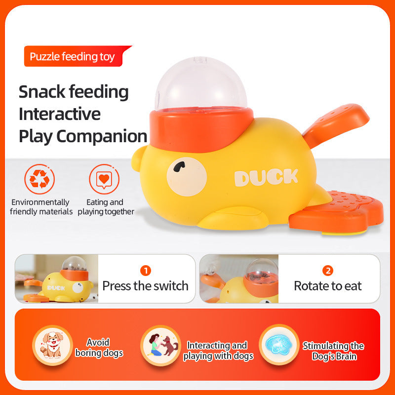 Duck Puzzle Feeder Toy for Dogs