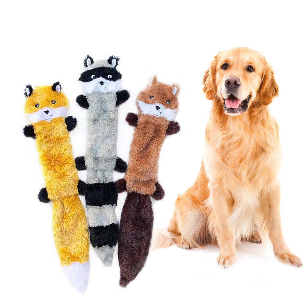 Plush Squeaky Dog Toy/ 3 Piece (Options)