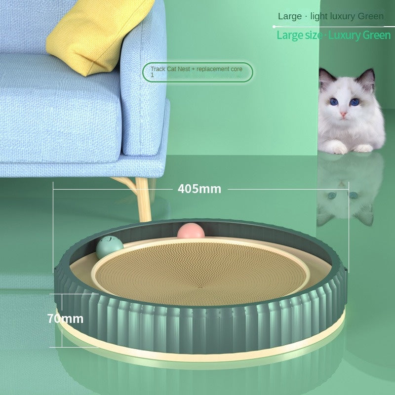 NEW Round Cat Scratching Board Wear-resistant Anti-scratch