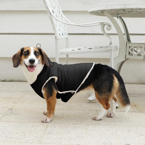 Fleece Dog Hoodie with Built-in Harness – Red XL