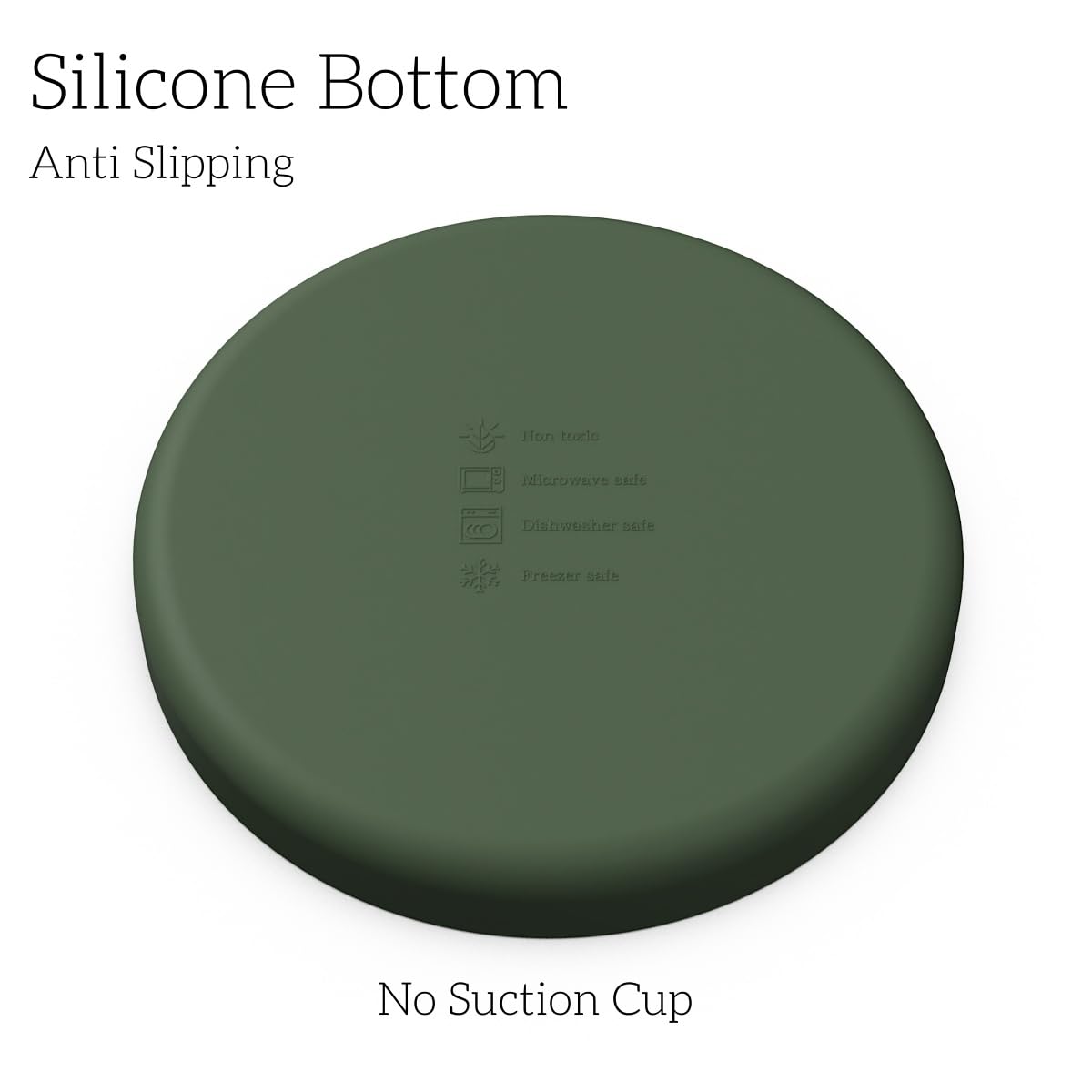 Silicone Puppy Cat Food Bowl with Anti-Slip Suction Cup